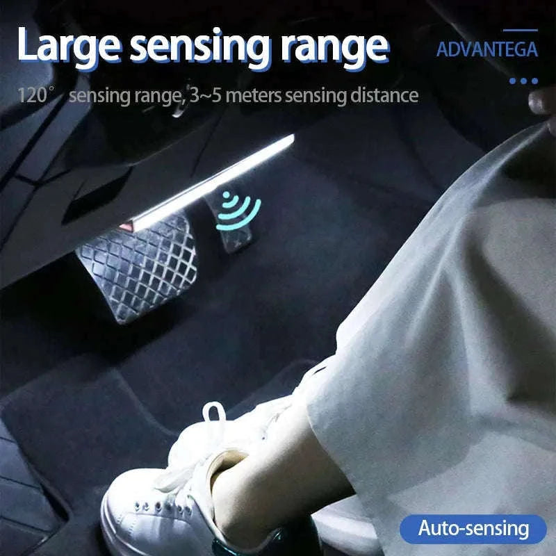 Wireless Motion Sensor Light for Trunk, USB Rechargeable, 3-Color Brightness-2pcs 10cm