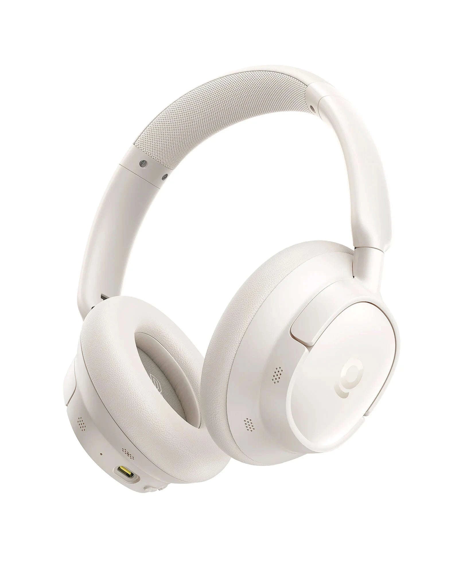Wireless Noise Cancelling Headphones 45dB Adaptive Hybrid ANC Bluetooth 6.0-White / United States
