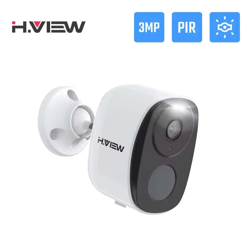 Wireless Outdoor Security Camera 2K 3MP with Spotlight, Siren and Two-Way Audio-Battery Camera / Mexico