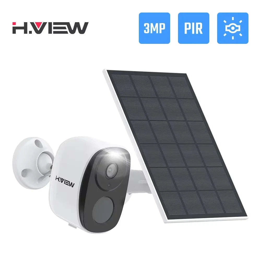 Wireless Outdoor Security Camera 2K 3MP with Spotlight, Siren and Two-Way Audio-Battery Camera / Mexico