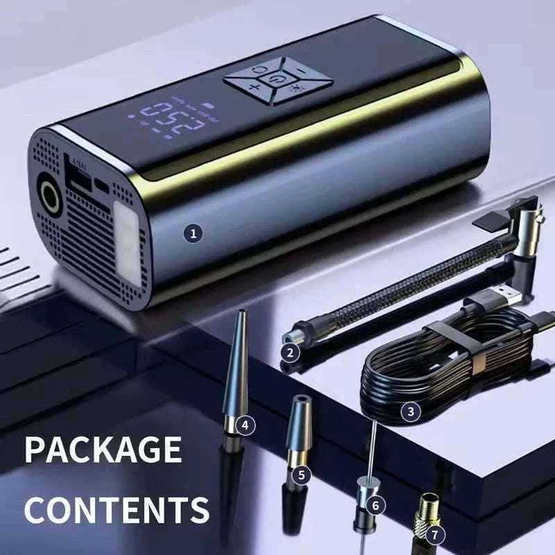 Wireless Portable Electric Tire Inflator, 150 PSI-Wireless