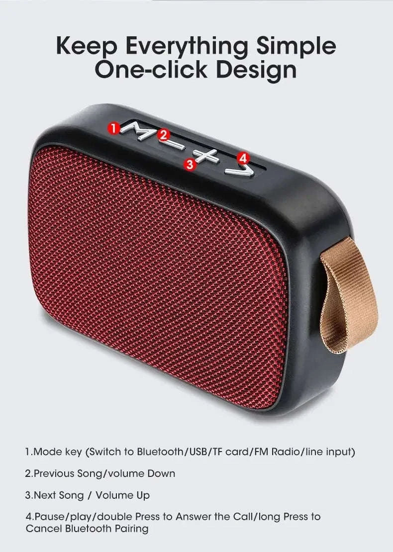 Wireless Portable Speaker – Outdoor Bluetooth Subwoofer-Rad