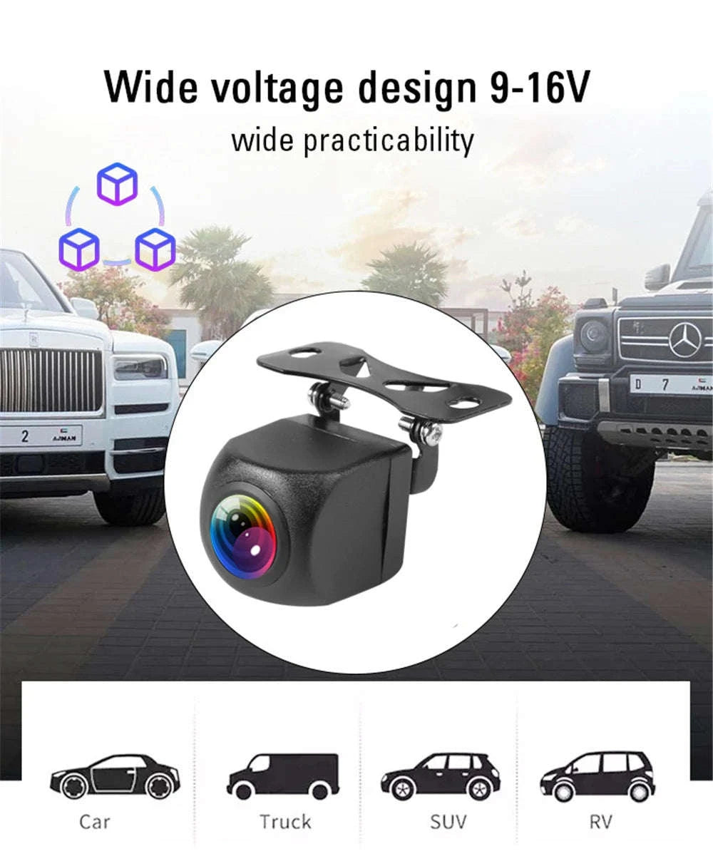 Wireless Rear View Camera with Wi-Fi, HD 720P, Waterproof, 12V/24V-For 12-24V Cars
