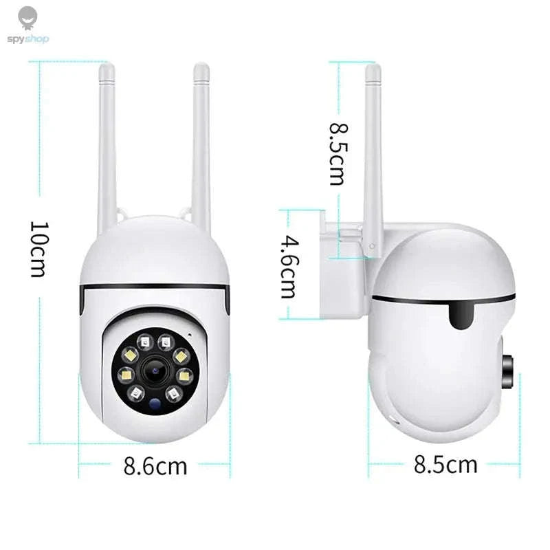 Wireless Security Camera 8MP PTZ WiFi – 360° View, Smart Alerts, Night Vision-US Plug