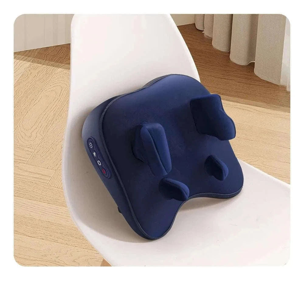 Wireless Shiatsu Massage Pillow for Neck, Back & Everyday Relief-New Upgrades