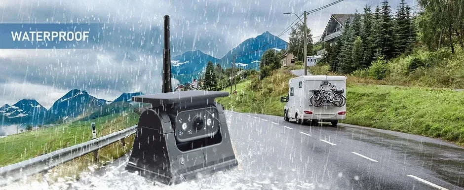 Wireless Solar Reverse Backup Camera with 5-Inch Monitor-Monitor add camera / China Mainland