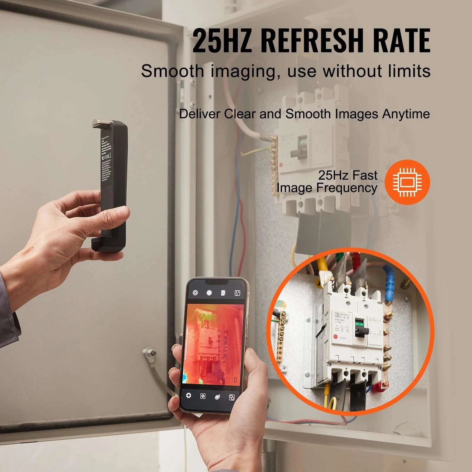 Wireless Thermal Imaging Camera 256x192 for iOS & Android-25Hz IOS Android / United States
