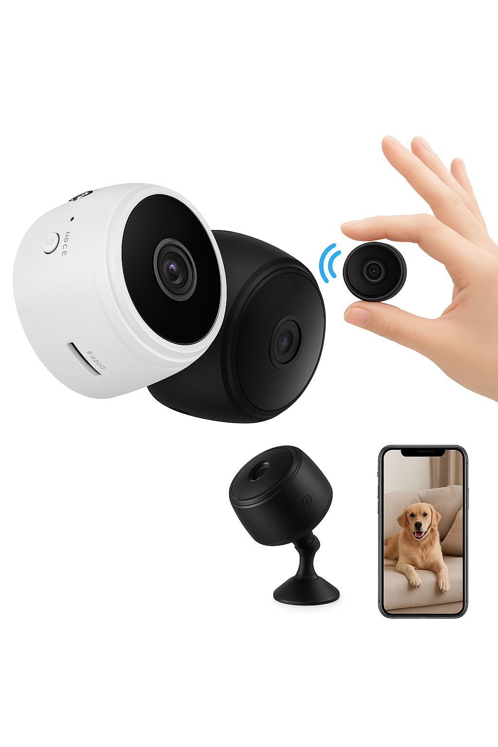 Wireless Mini Security Camera for Home Monitoring