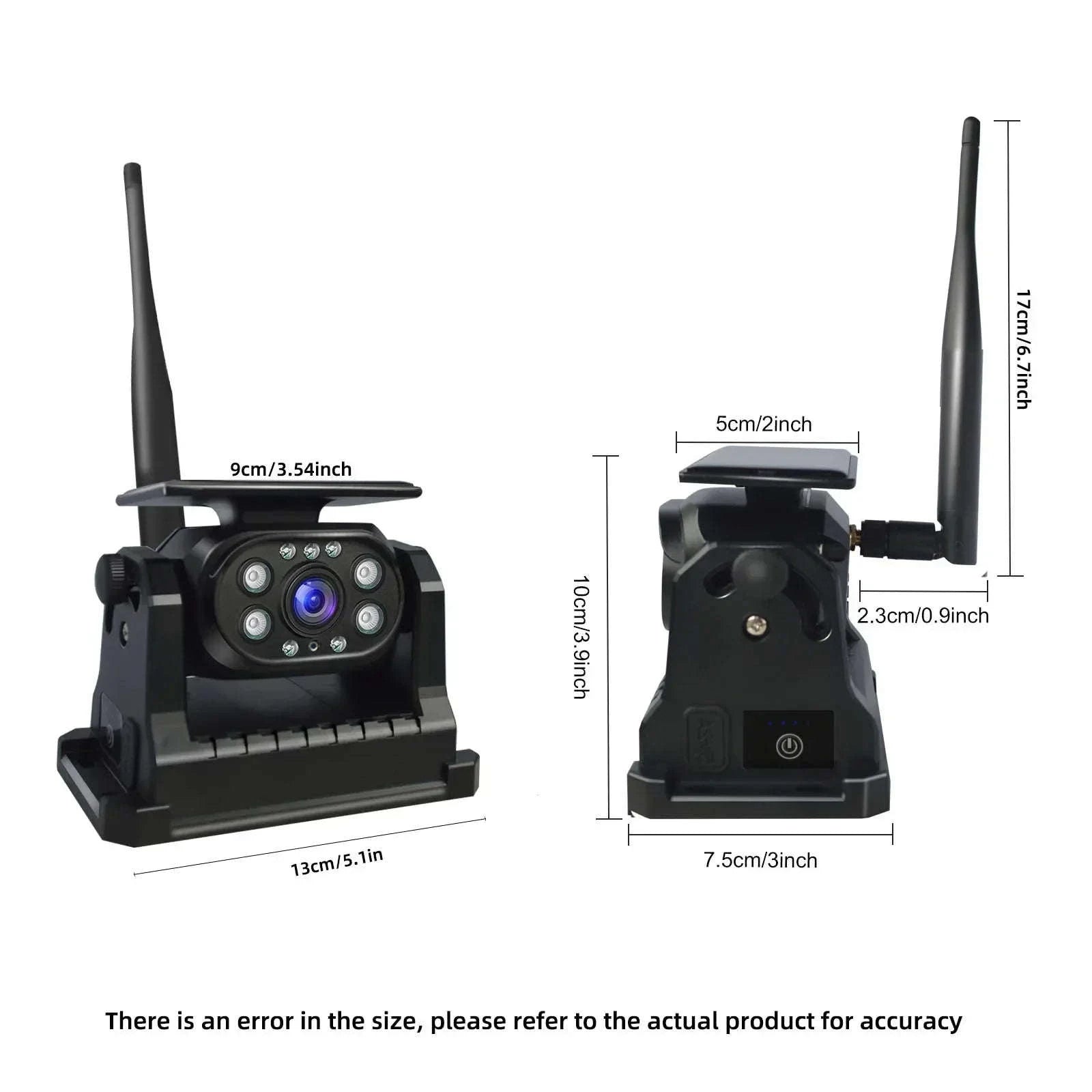 Wireless WiFi Solar Magnetic Backup Camera for Trucks & Campers-WIFI CAM