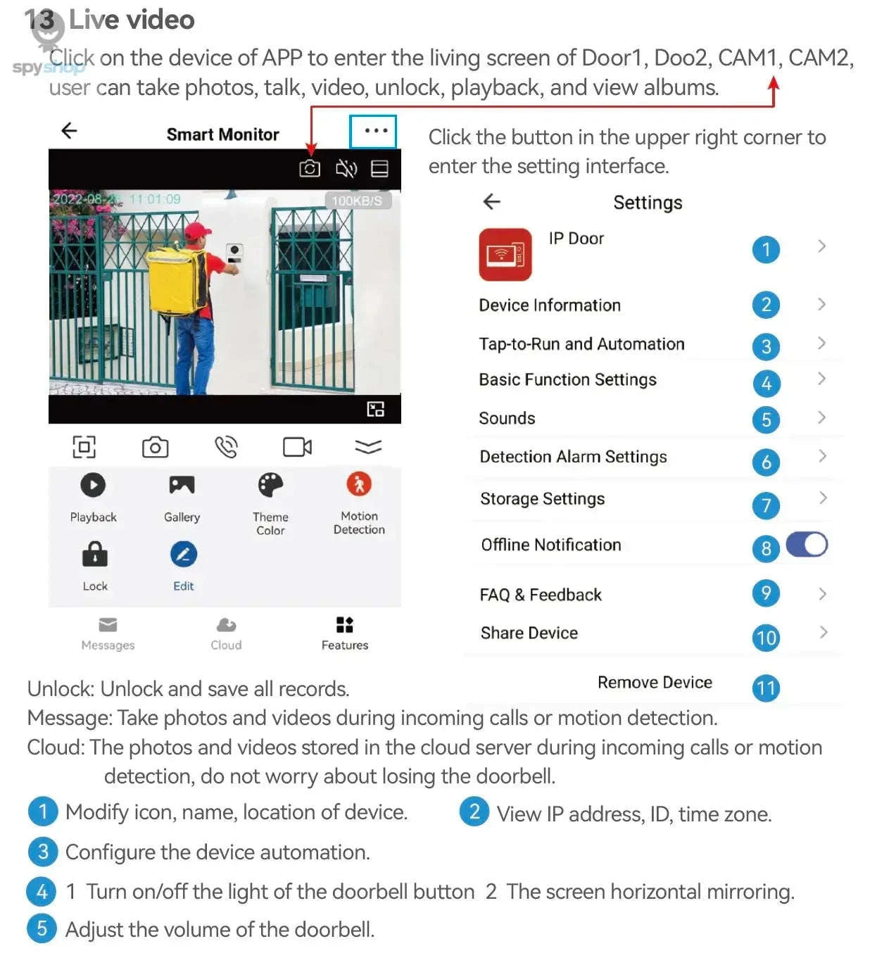 Wireless WiFi Video Doorbell System – 1080P HD Monitoring & Smart Home Access-Default Title