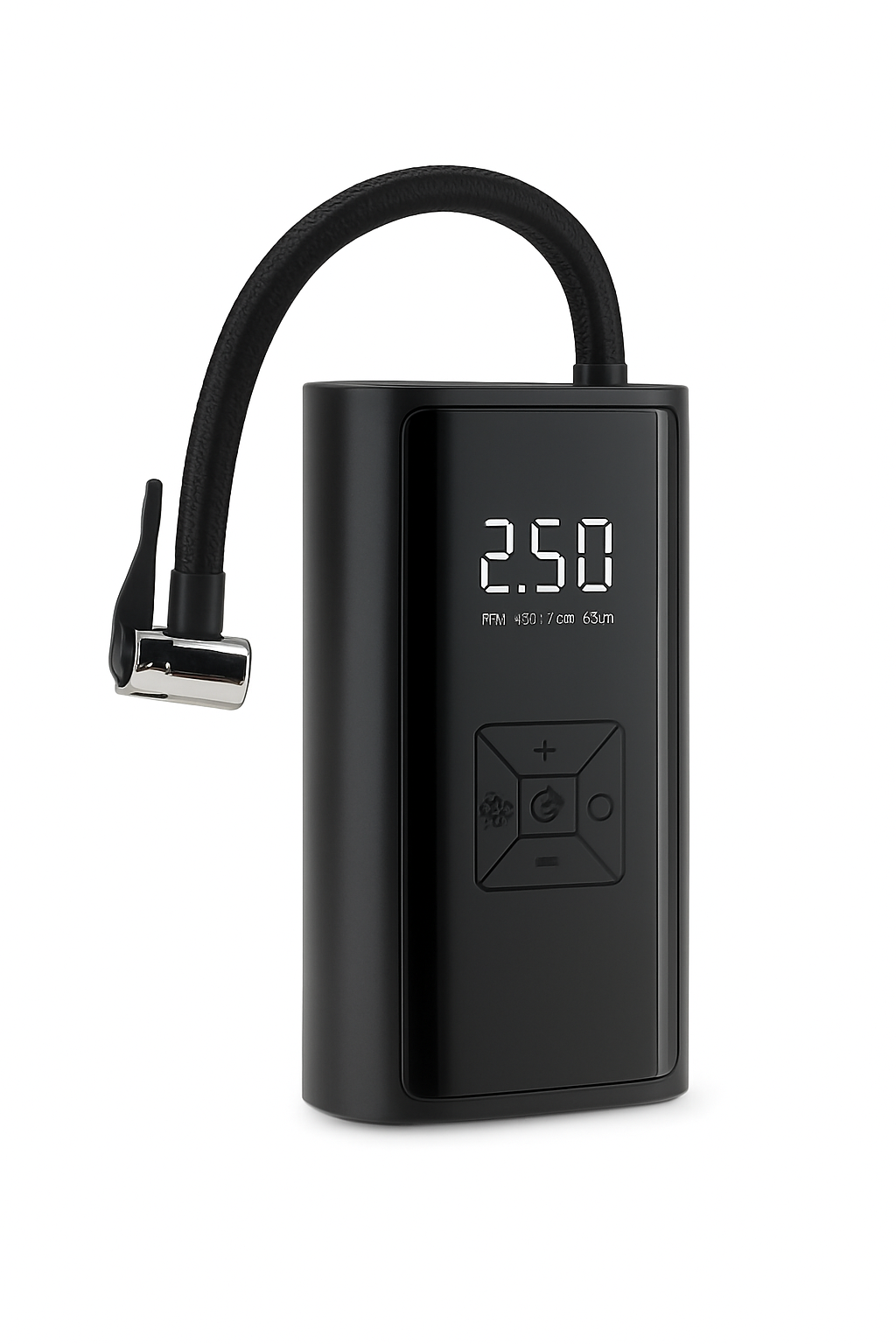 Com ecrã digital LCD com luz LED, medidor de pressão de pneus portátil, compressor de ar inflador de pneus 150PSI 120W, bomba de ar sem fios
