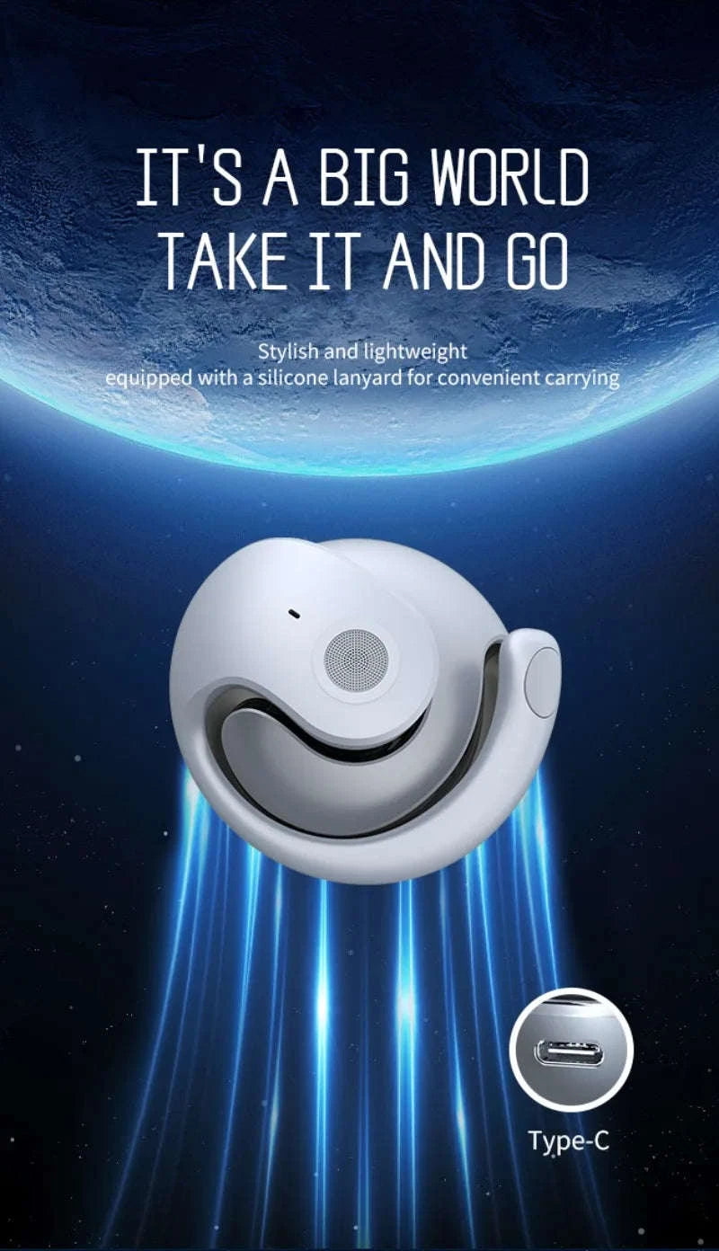 WJOY AI Real-Time Translator Earbuds-Beige-No Ai