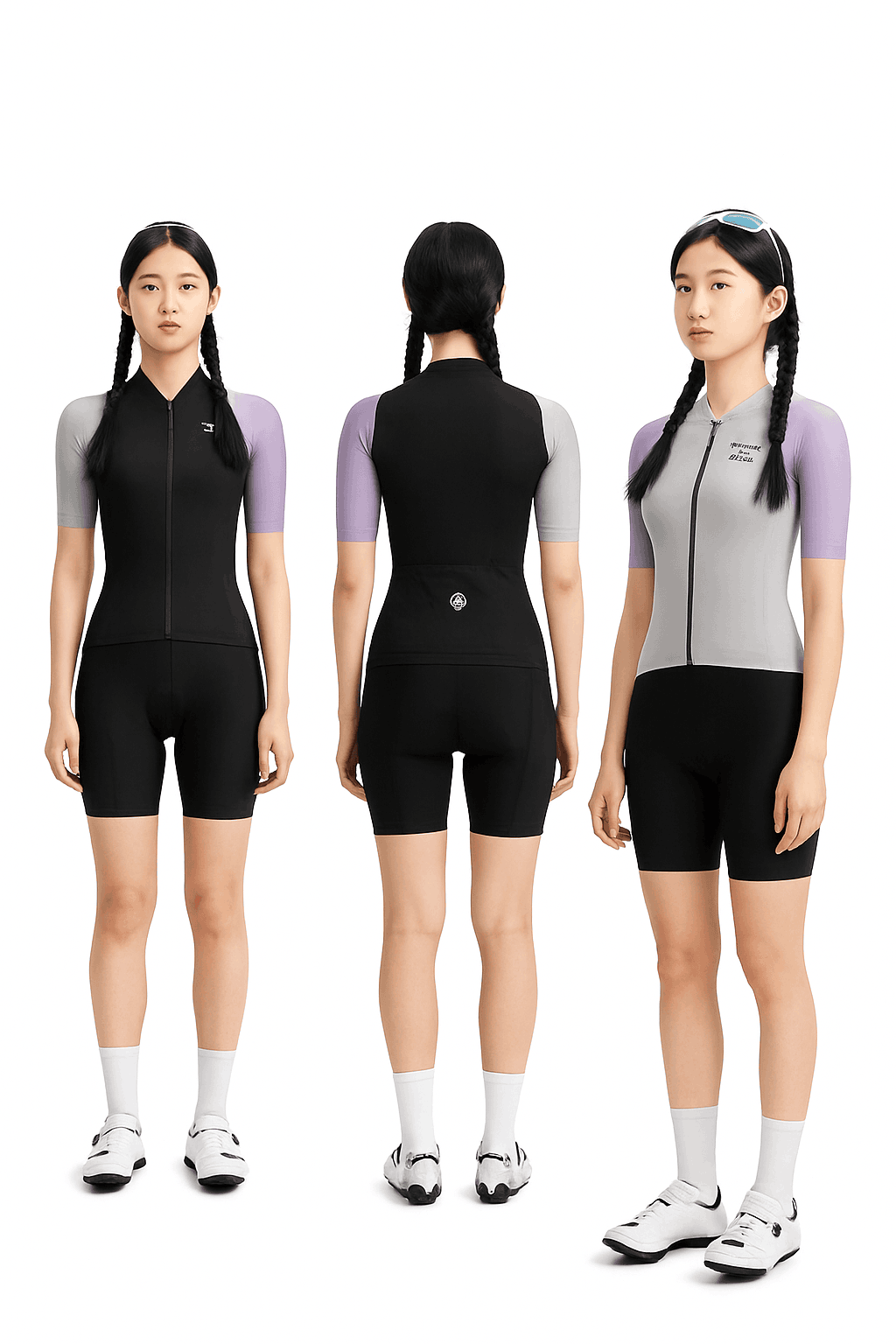 Women's Breathable Cycling Jersey Lightweight Quick-Dry Short Sleeve-Asian-YDDX001-a / S
