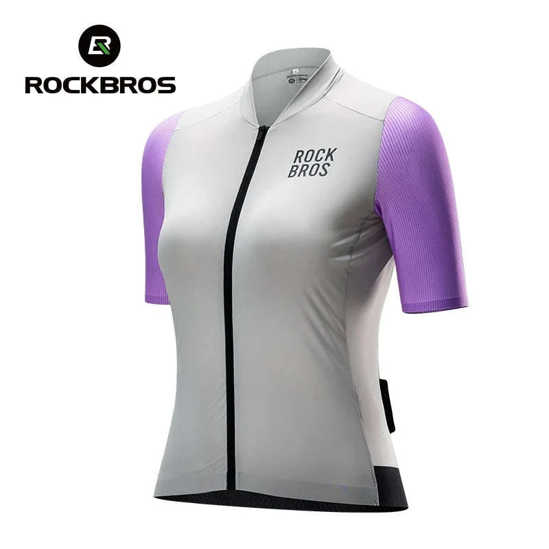 Women's Breathable Cycling Jersey Lightweight Quick-Dry Short Sleeve-Asian-YDDX001-a / S