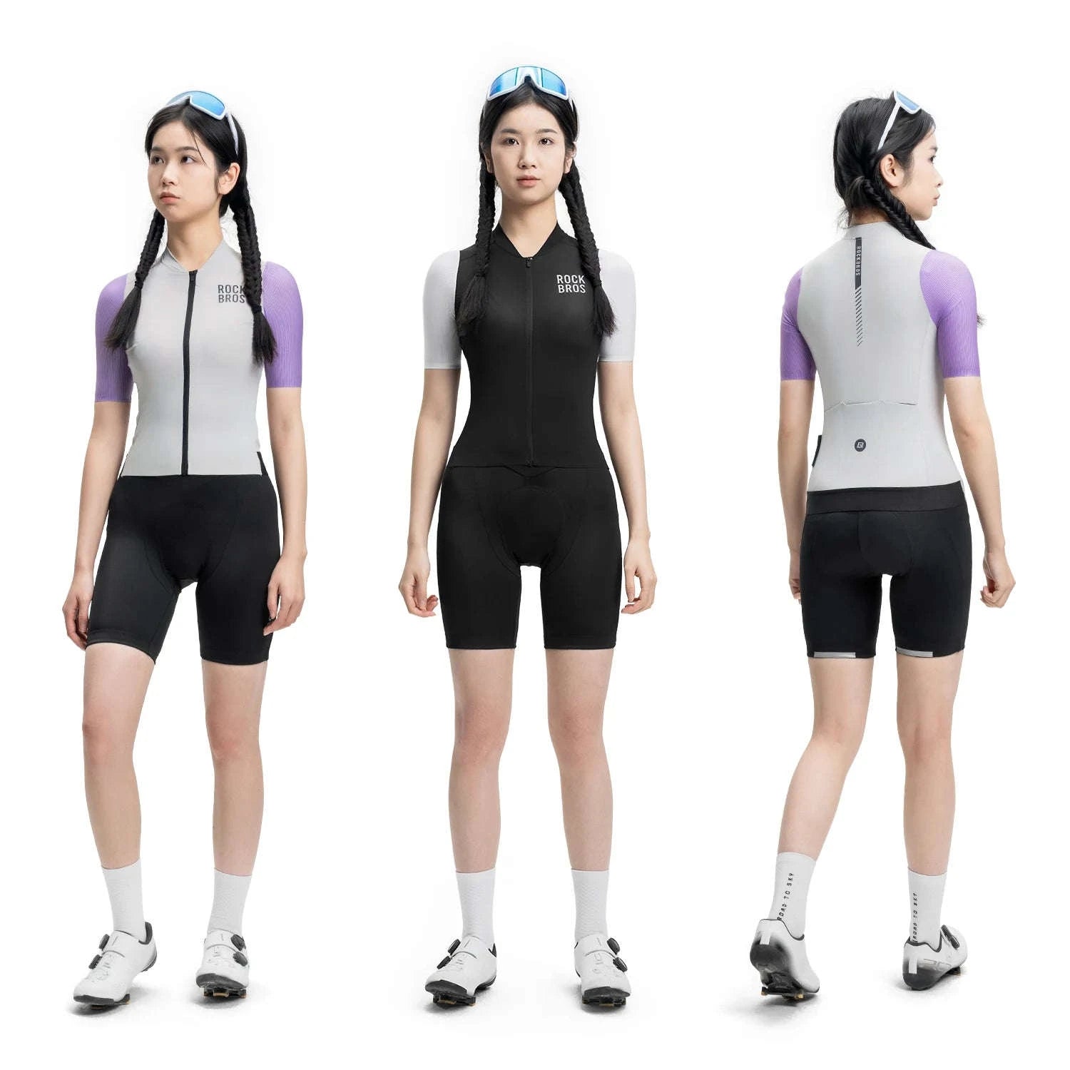 Women's Breathable Cycling Jersey Lightweight Quick-Dry Short Sleeve-Asian-YDDX001-a / S