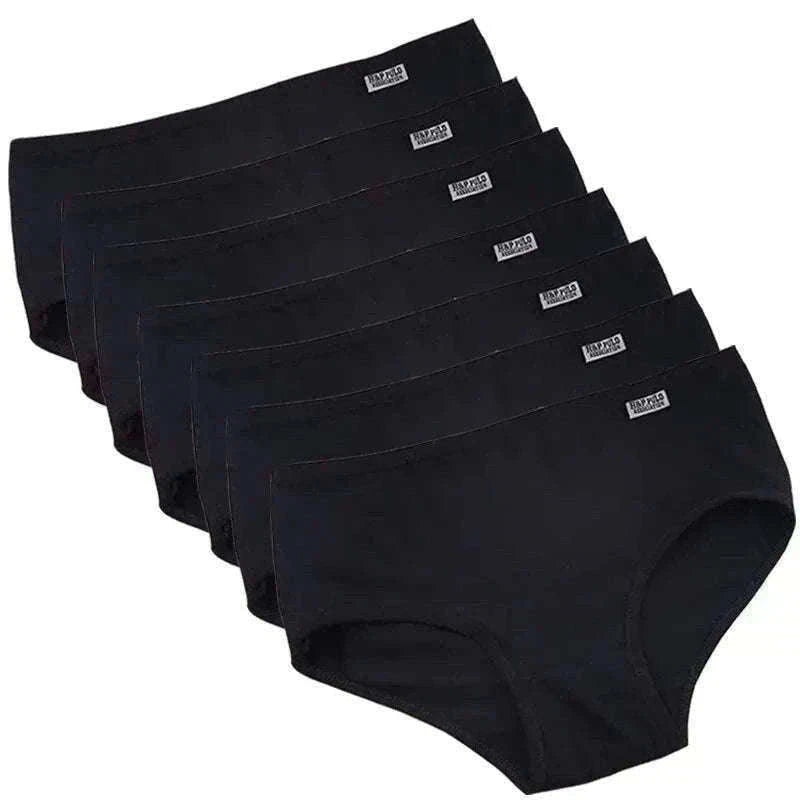 Women's Cotton Panties 7-Pack, Plus Size M–4XL Comfort Briefs-B2 W2 SKI2 Gray / 4XL / 7PCs