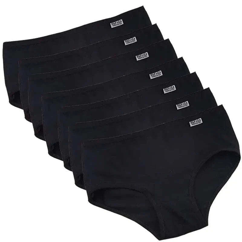 Women's Cotton Panties 7-Pack, Plus Size M–4XL Comfort Briefs-B2 W2 SKI2 Gray / 4XL / 7PCs