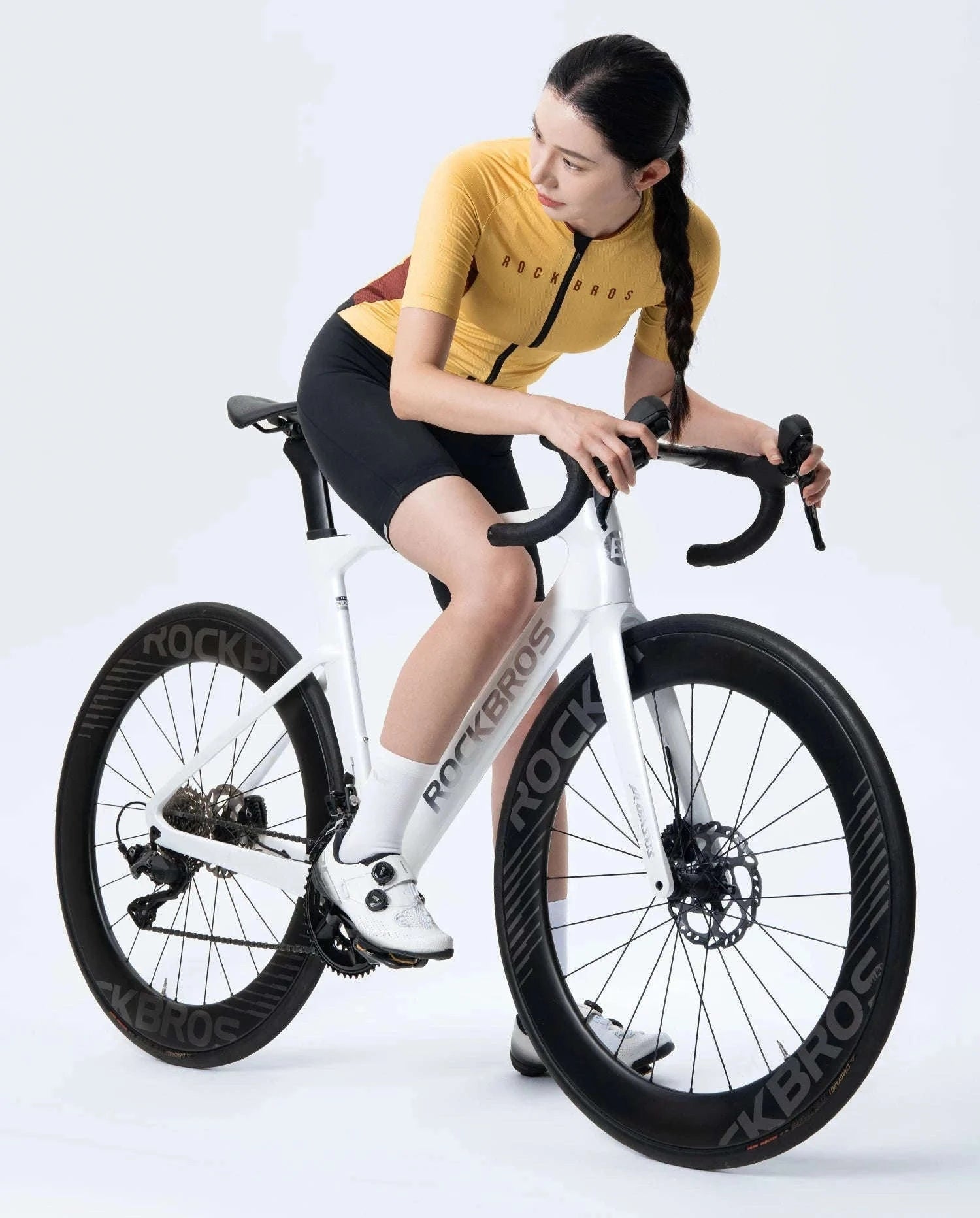 Women’s Cycling Jersey with Full Zipper Breathable Summer MTB Shirt-15110001-D / Asian 2XL(EUR XL)