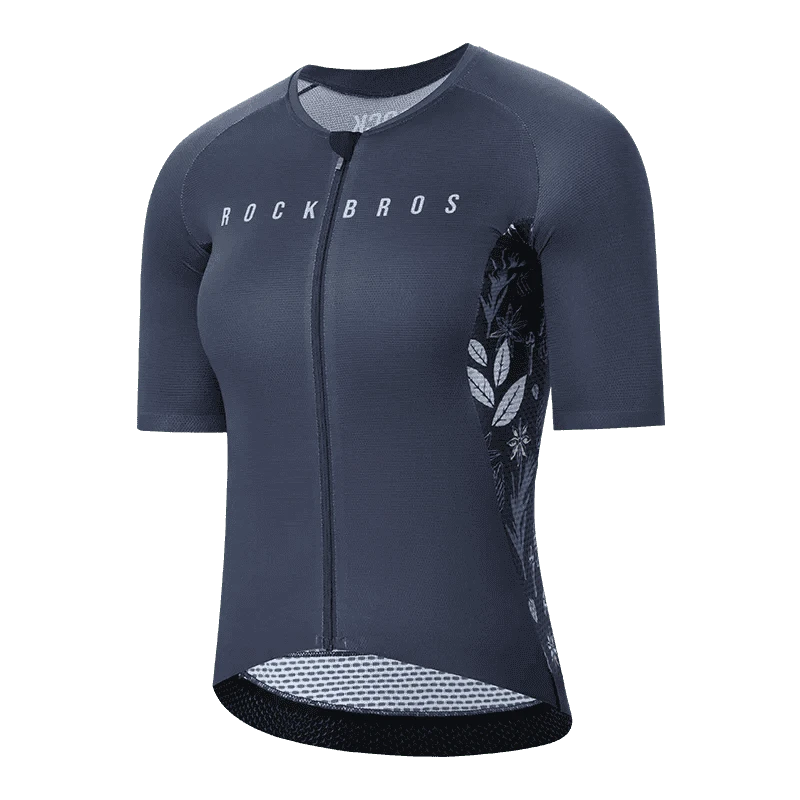 Women’s Cycling Jersey with Full Zipper Breathable Summer MTB Shirt-15110001-D / Asian 2XL(EUR XL)