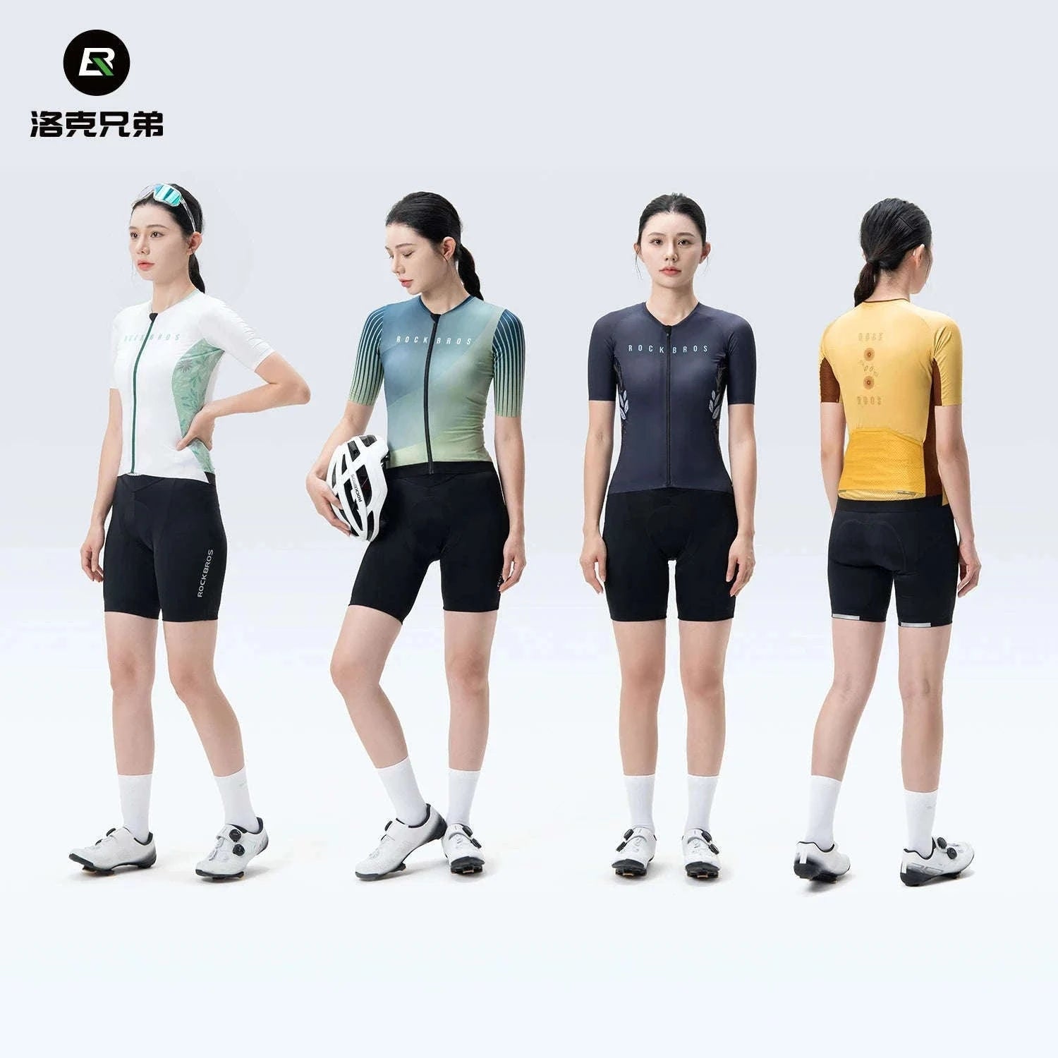 Women’s Cycling Jersey with Full Zipper Breathable Summer MTB Shirt-15110001-D / Asian 2XL(EUR XL)