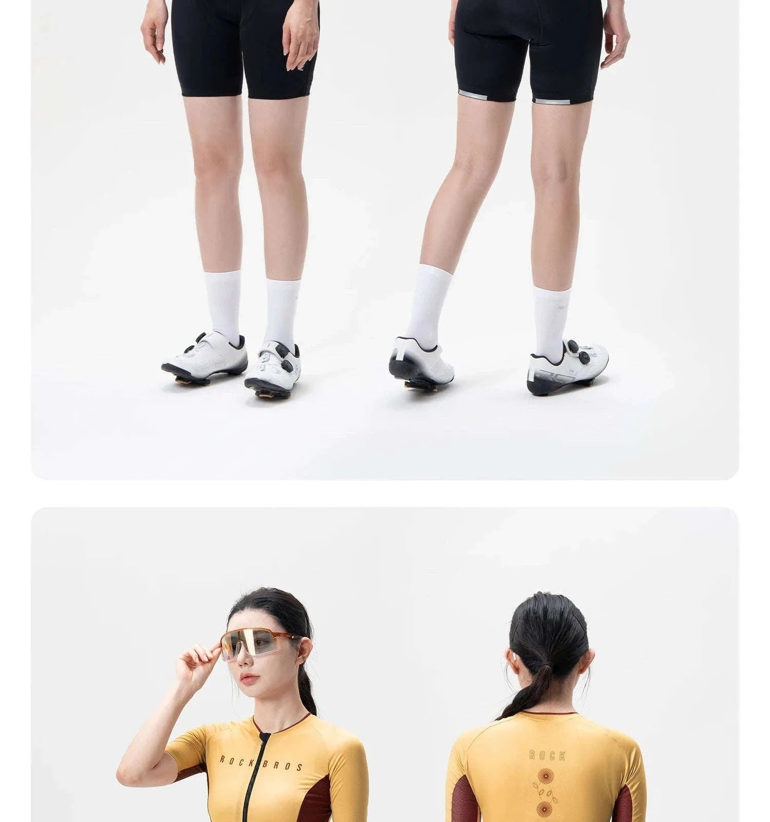 Women’s Cycling Jersey with Full Zipper Breathable Summer MTB Shirt-15110001-D / Asian 2XL(EUR XL)