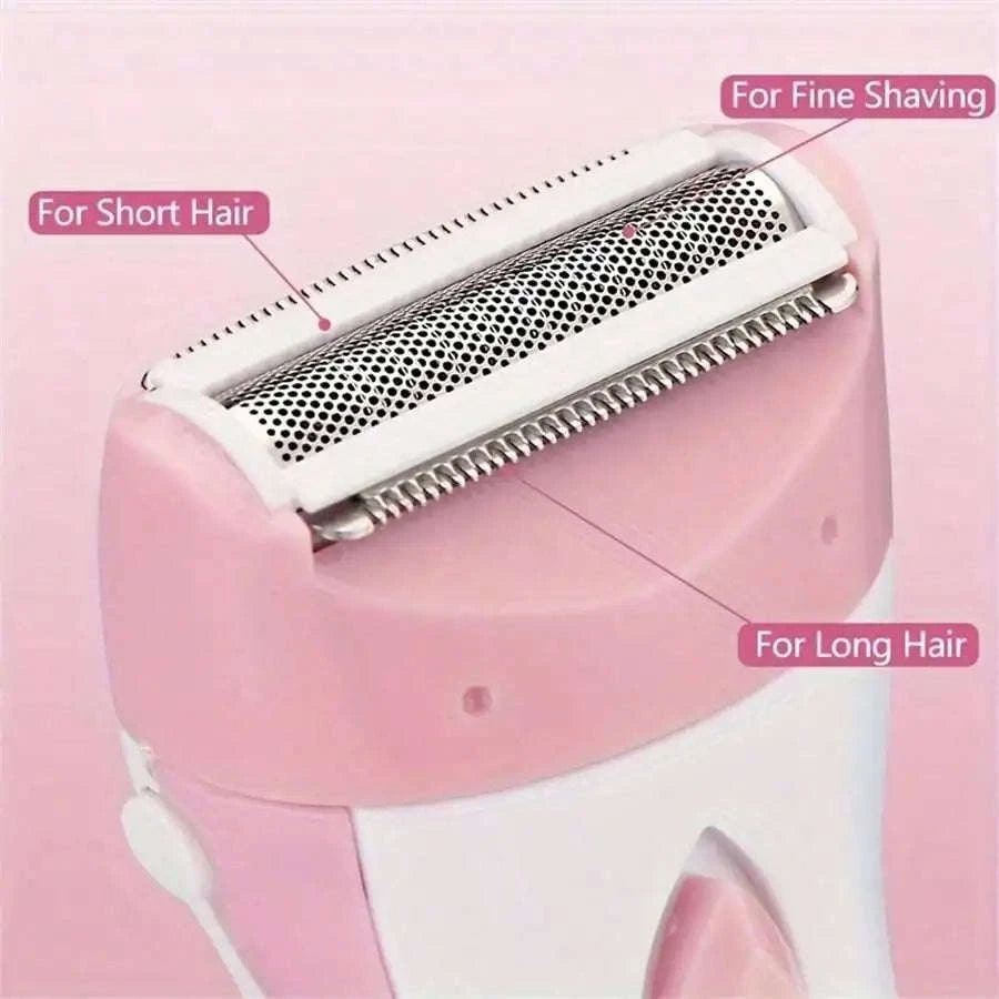 Women's Electric Razor USB Rechargeable Lady Shaver with Foil Blade-United States / 5 in 1