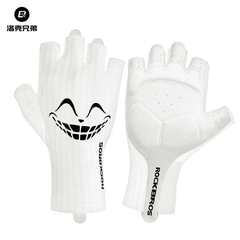 Women’s Gel Padded Cycling Gloves Half Finger Breathable Bike Gloves-S295-B / S