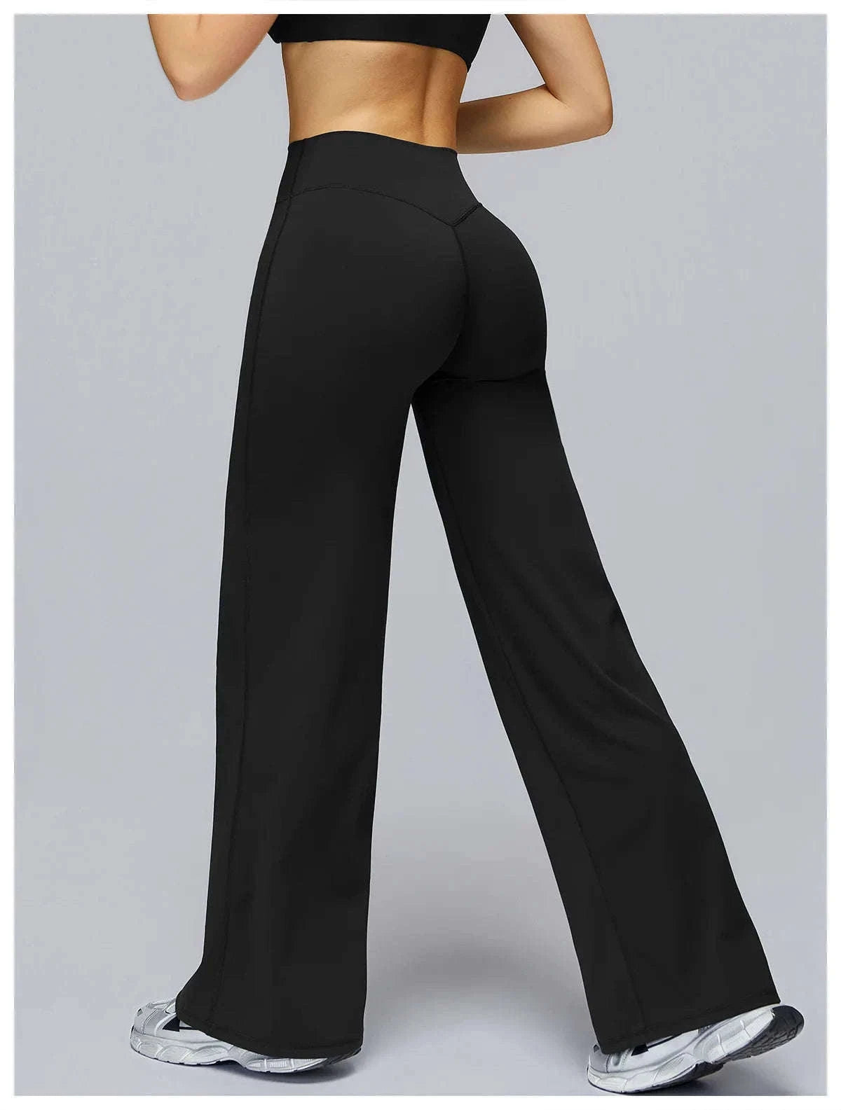 Women’s High Waist Flare Yoga Leggings for Comfort and Style-Lava Red / L / CHINA