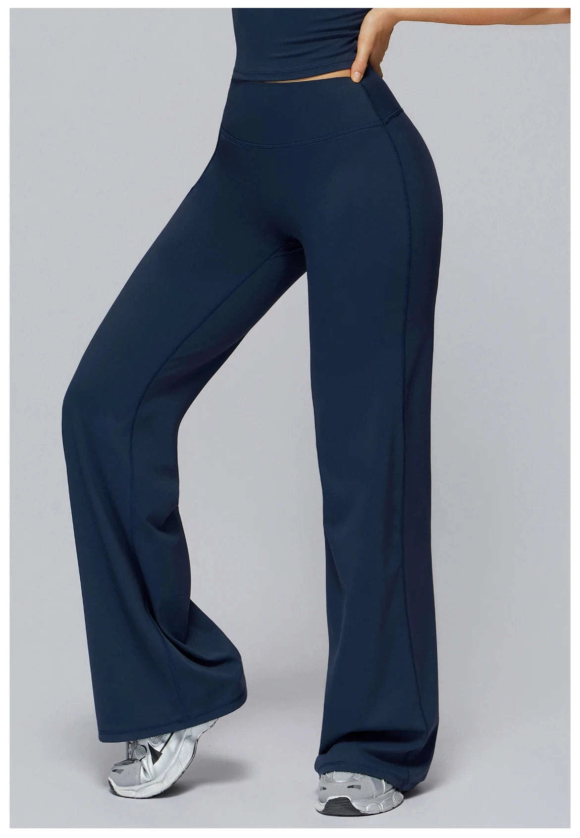 Women’s High Waist Flare Yoga Leggings-Lava Red / L / CHINA