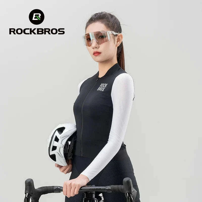 Women’s Long Sleeve Cycling Jersey Breathable Stretch Bike Shirt-YDWT001 EUR-a / S