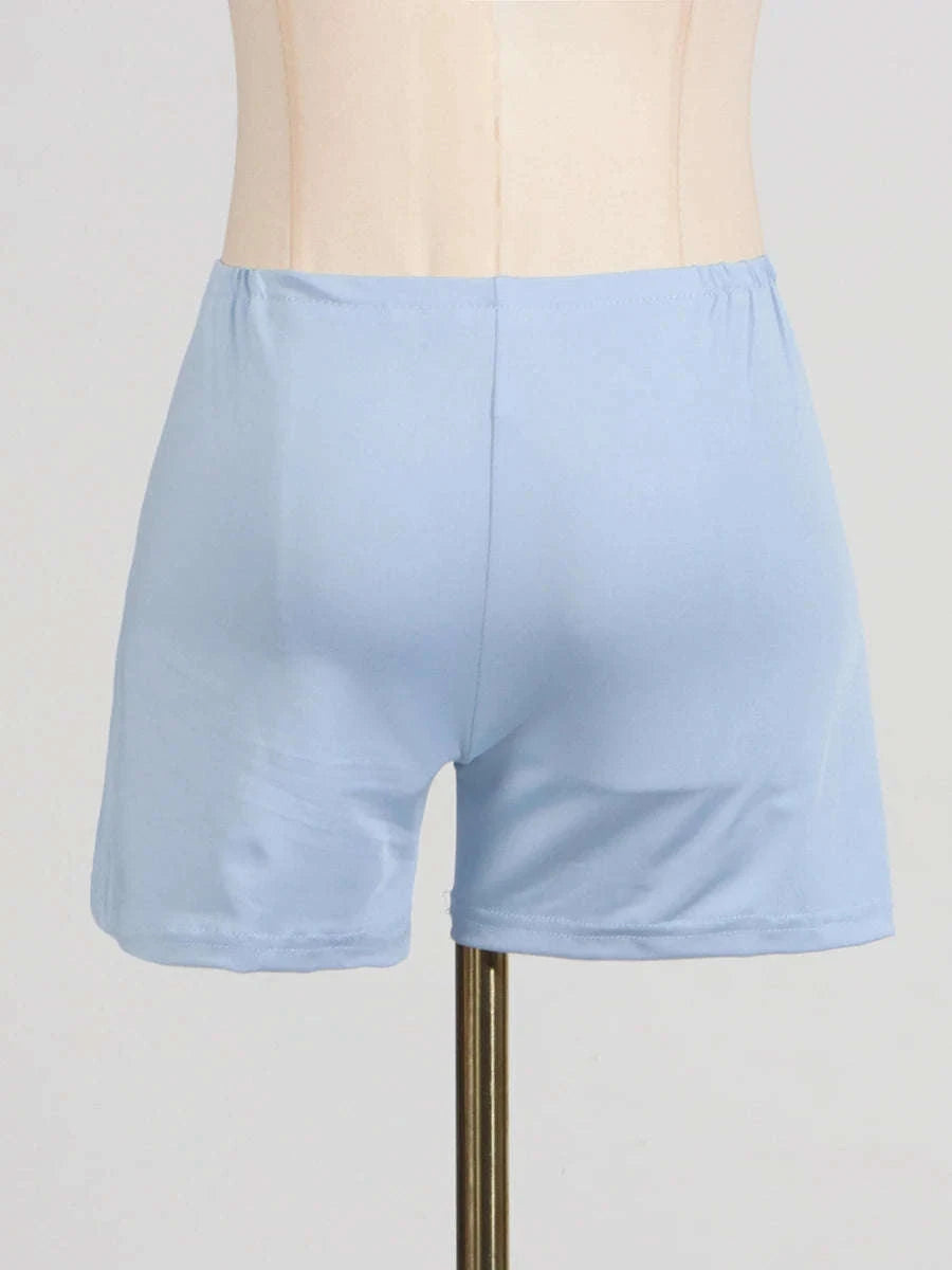 Women's Loose Lace-Up Patchwork Dress-APRICOT / XL