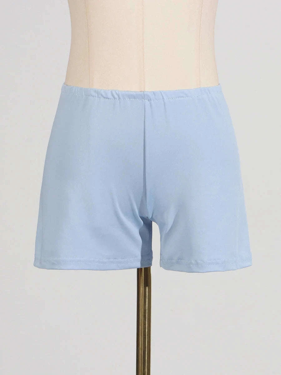 Women's Loose Lace-Up Patchwork Dress-APRICOT / XL