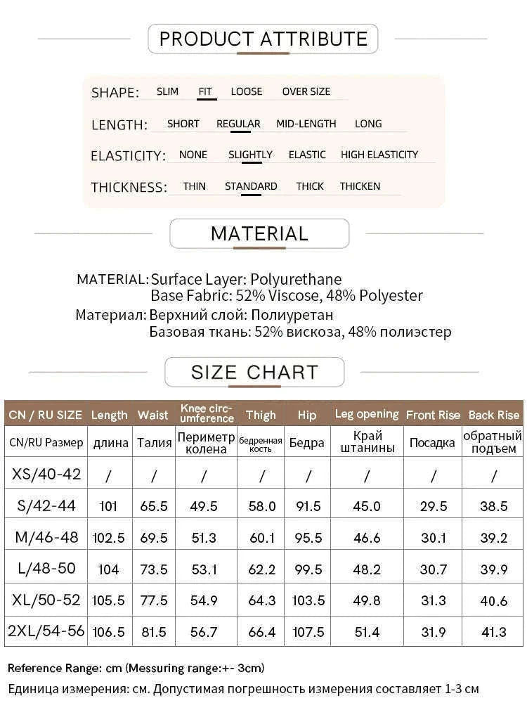 Women's Loose PU Leather Straight Leg Pants with Side Slit Floor Length-Camel Pants / S