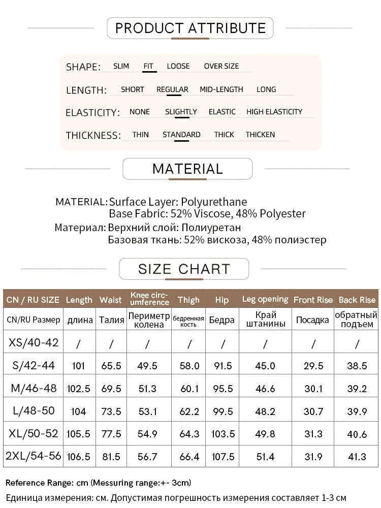 Women's Loose PU Leather Straight Leg Pants with Side Slit Floor Length-Camel Pants / S