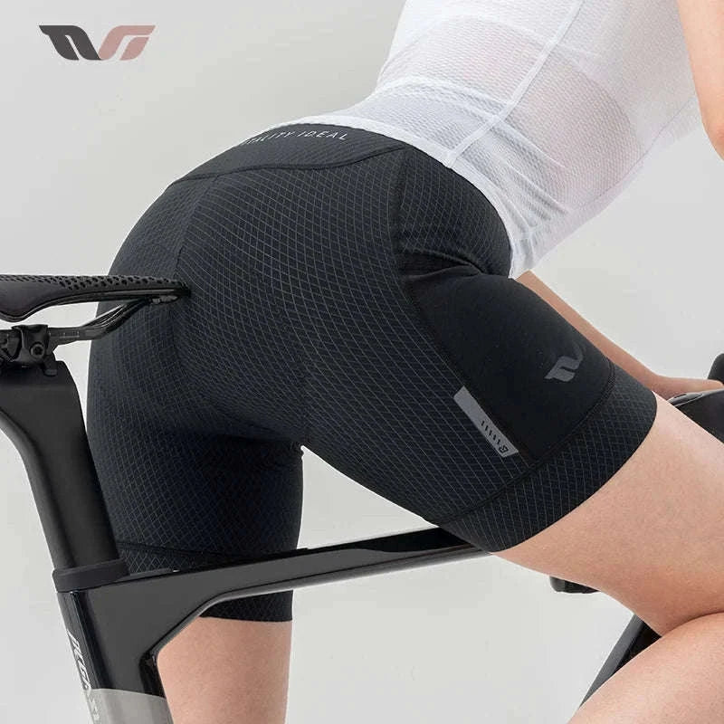 Women’s Quick-Dry Cycling Shorts Breathable Anti-Sweat Bike Shorts-YDDK004 / Asia XXL (EU XL)