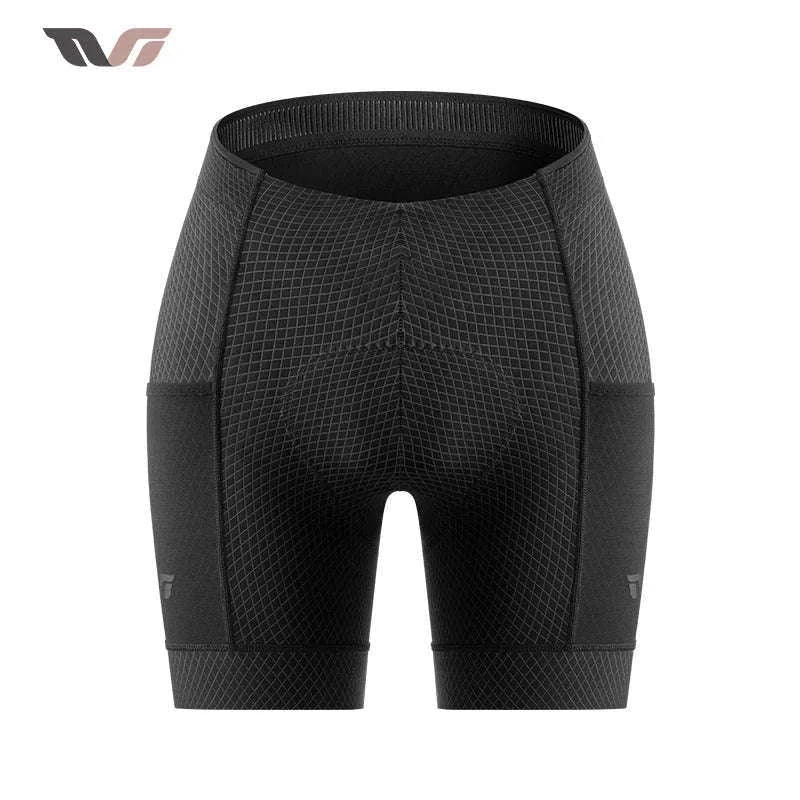 Women’s Quick-Dry Cycling Shorts Breathable Anti-Sweat Bike Shorts-YDDK004 / Asia XXL (EU XL)