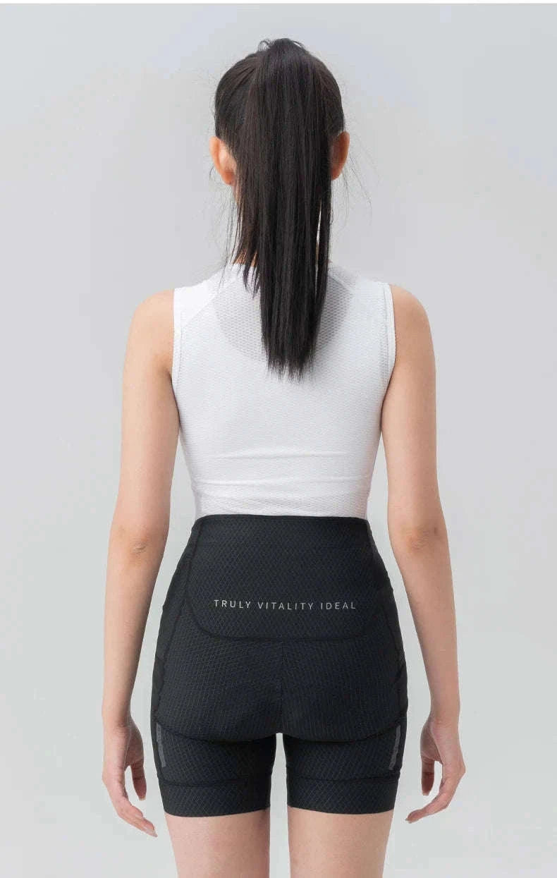 Women’s Quick-Dry Cycling Shorts Breathable Anti-Sweat Bike Shorts-YDDK004 / Asia XXL (EU XL)