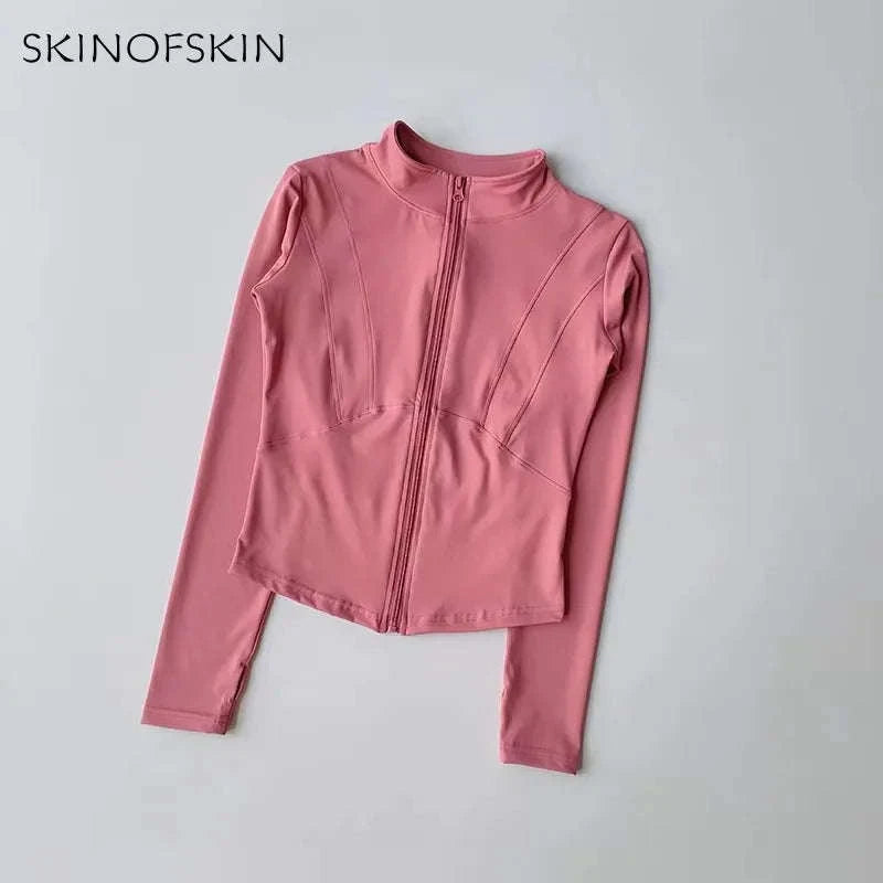 Women's Quick Dry Yoga Jacket-White / M