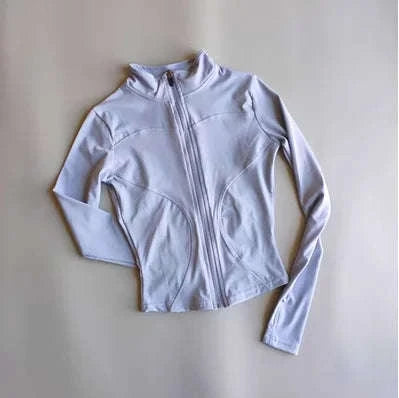Women's Quick Dry Yoga Jacket-White / M