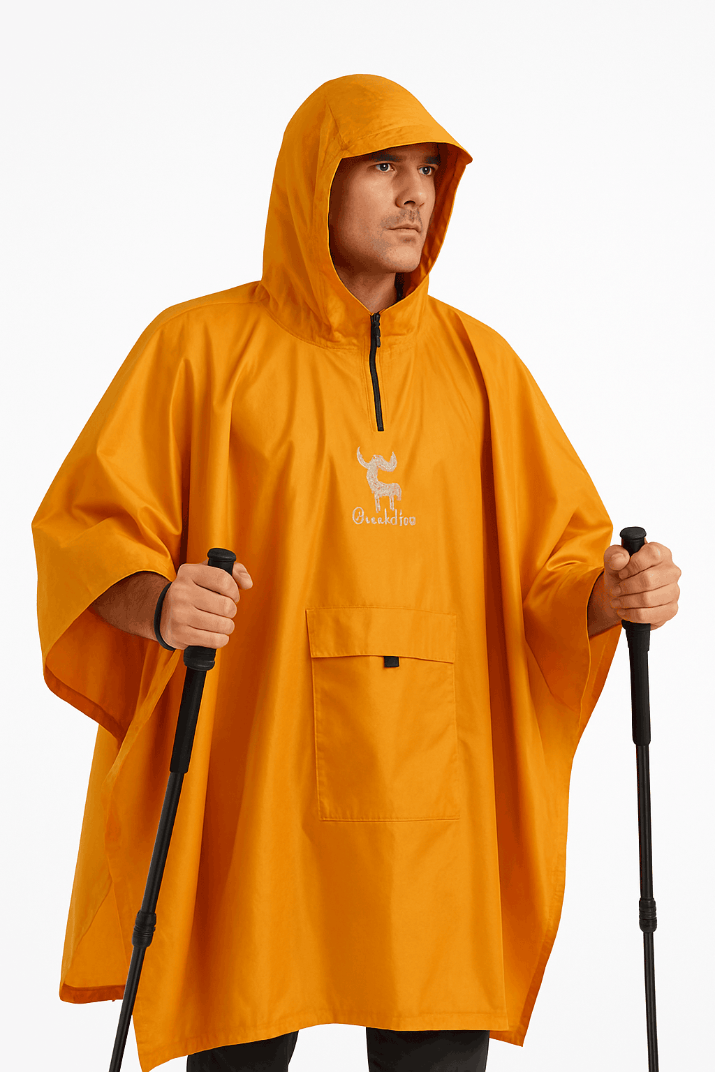 Women’s Waterproof Raincoat 3-in-1 Long Lightweight Hiking Jacket-600044-Basic