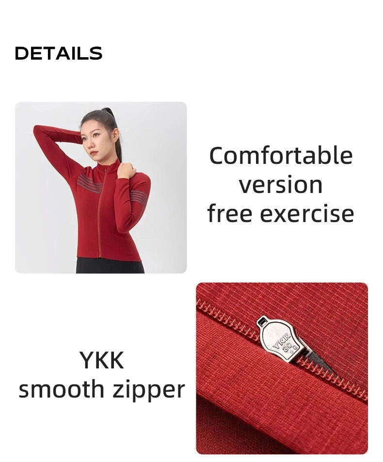 Women’s Windproof Thermal Cycling Jacket for Spring & Autumn Rides-YPW065-3 / Asian L(EUR M)