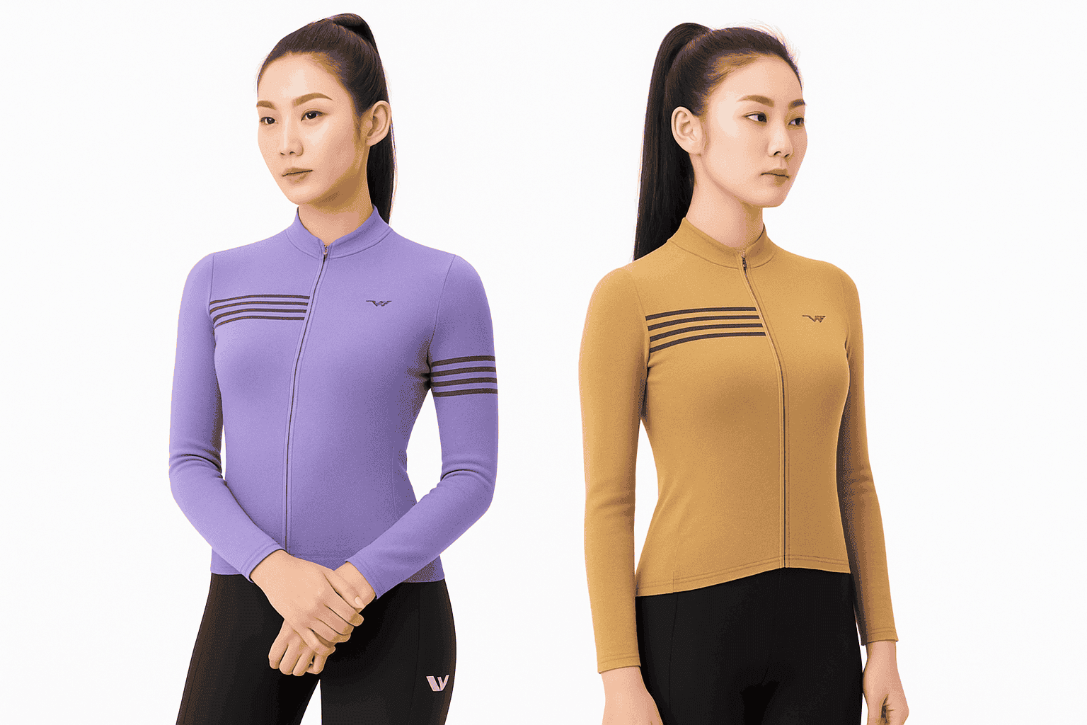 Women’s Windproof Thermal Cycling Jacket for Spring & Autumn Rides-YPW065-3 / Asian L(EUR M)