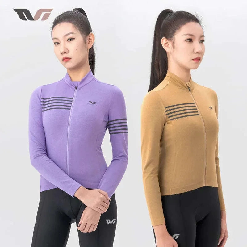 Women’s Windproof Thermal Cycling Jacket for Spring & Autumn Rides-YPW065-3 / Asian L(EUR M)