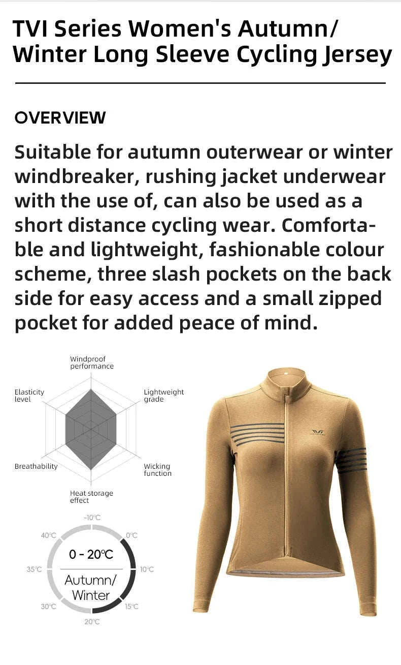Women’s Windproof Thermal Cycling Jacket for Spring & Autumn Rides-YPW065-3 / Asian L(EUR M)