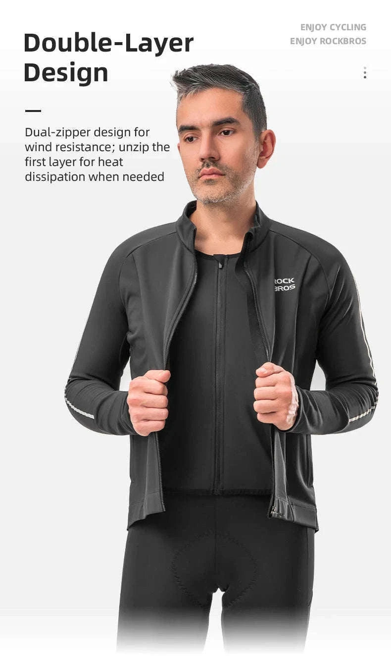 Women’s Winter Cycling Jacket with Fleece Lining and Windproof Design-YPW057 / Asian XXXL(EUR XXL)