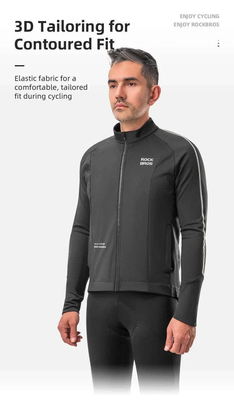 Women’s Winter Cycling Jacket with Fleece Lining and Windproof Design-YPW057 / Asian XXXL(EUR XXL)