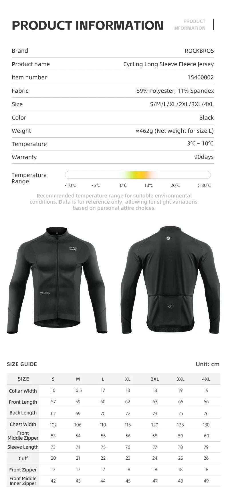 Women’s Winter Cycling Jacket with Fleece Lining and Windproof Design-YPW057 / Asian XXXL(EUR XXL)