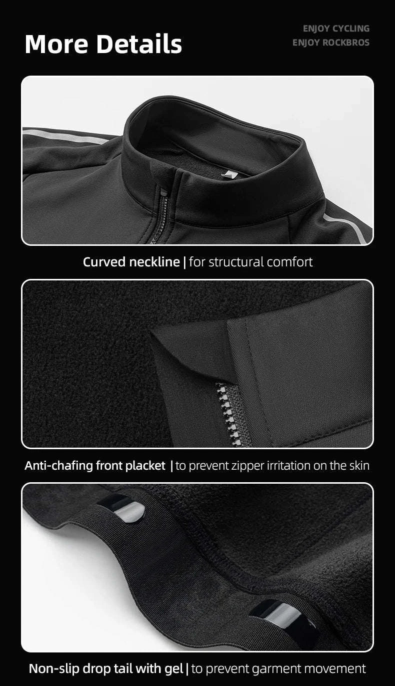 Women’s Winter Cycling Jacket with Fleece Lining and Windproof Design-YPW057 / Asian XXXL(EUR XXL)