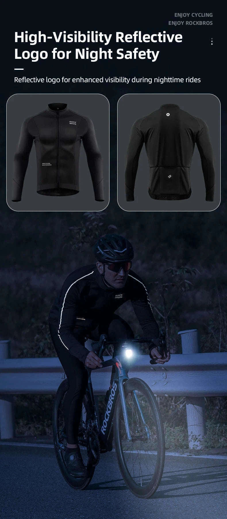 Women’s Winter Cycling Jacket with Fleece Lining and Windproof Design-YPW057 / Asian XXXL(EUR XXL)