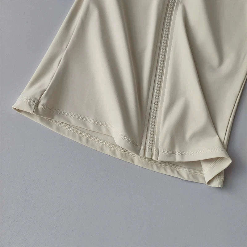 Women's Yoga Jacket with Breathable Comfort and Flexible Fit-M / beige